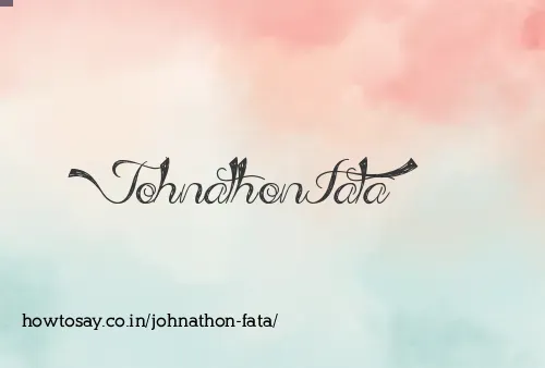 Johnathon Fata