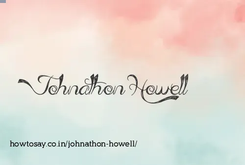 Johnathon Howell