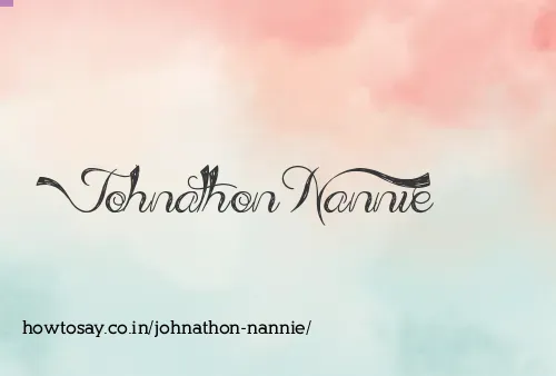 Johnathon Nannie
