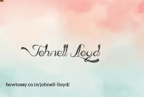 Johnell Lloyd
