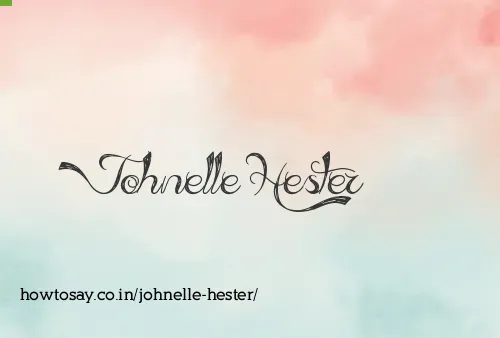 Johnelle Hester