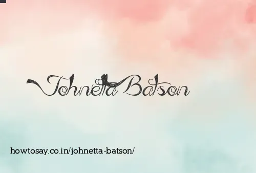 Johnetta Batson