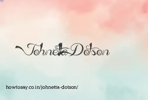 Johnetta Dotson