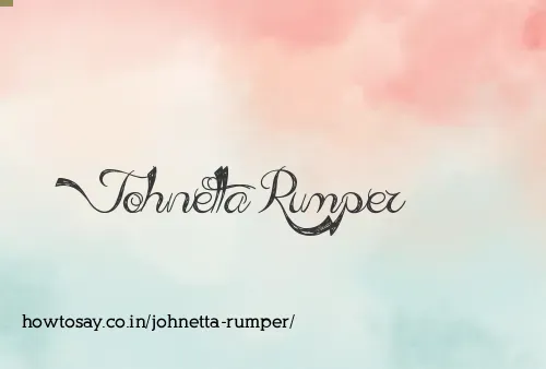 Johnetta Rumper