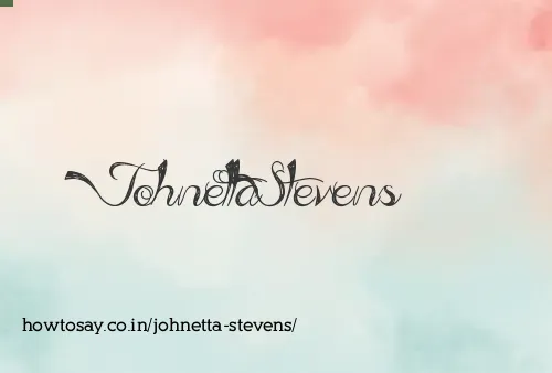 Johnetta Stevens