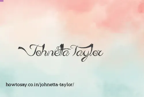 Johnetta Taylor
