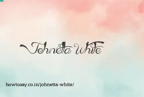 Johnetta White
