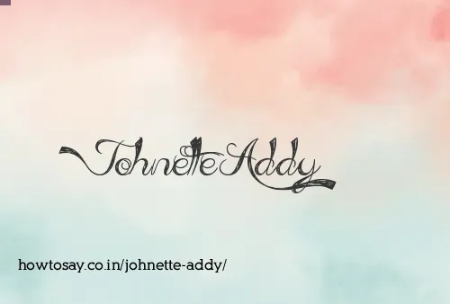 Johnette Addy