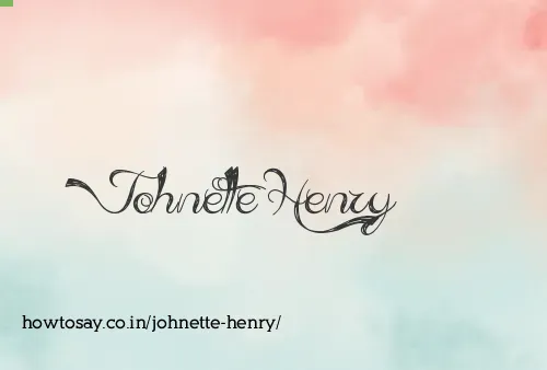Johnette Henry
