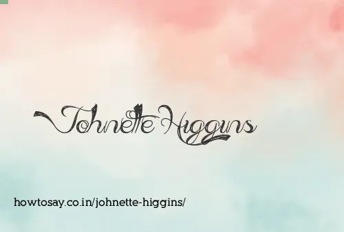 Johnette Higgins