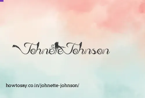 Johnette Johnson