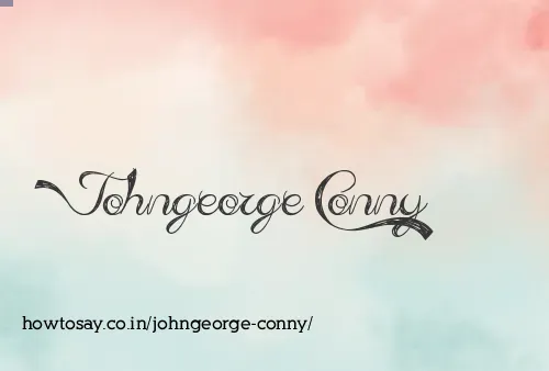 Johngeorge Conny