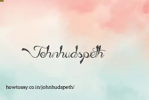 Johnhudspeth