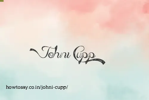 Johni Cupp
