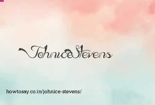 Johnice Stevens