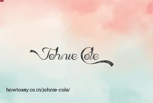 Johnie Cole