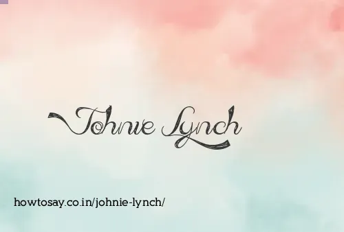 Johnie Lynch