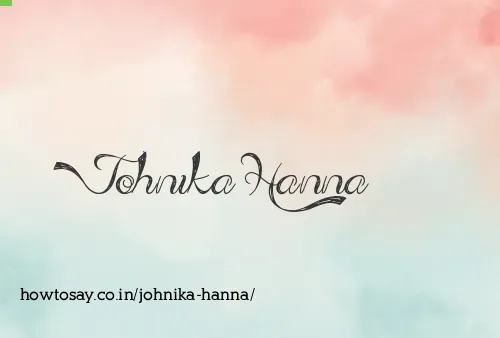 Johnika Hanna