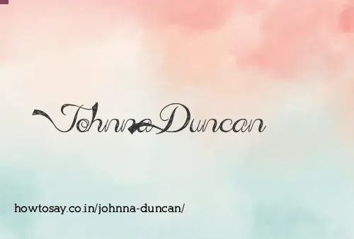 Johnna Duncan