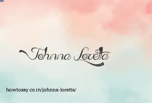 Johnna Loretta