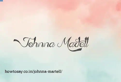 Johnna Martell