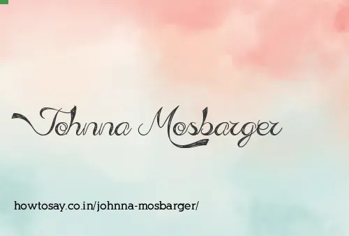 Johnna Mosbarger