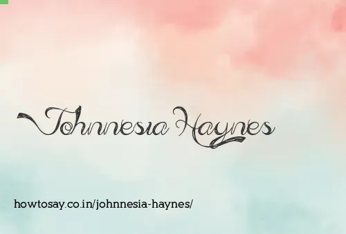 Johnnesia Haynes