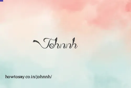 Johnnh