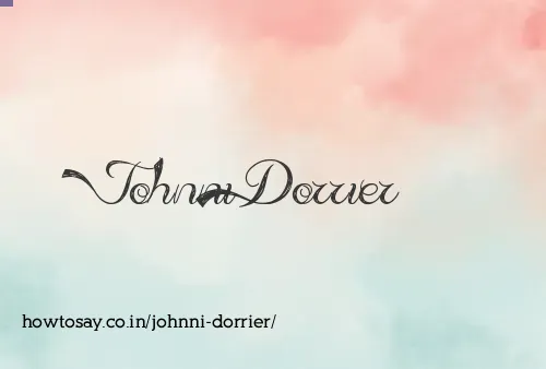Johnni Dorrier