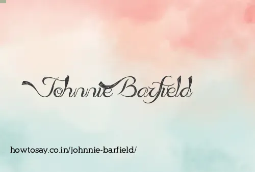 Johnnie Barfield