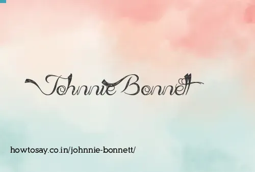 Johnnie Bonnett