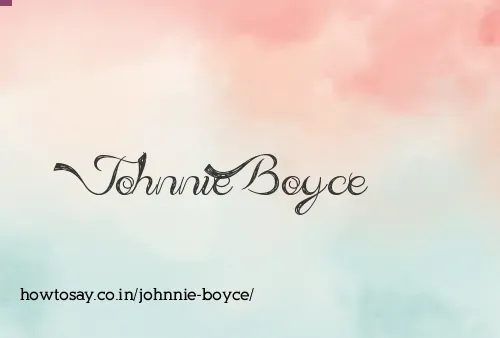 Johnnie Boyce
