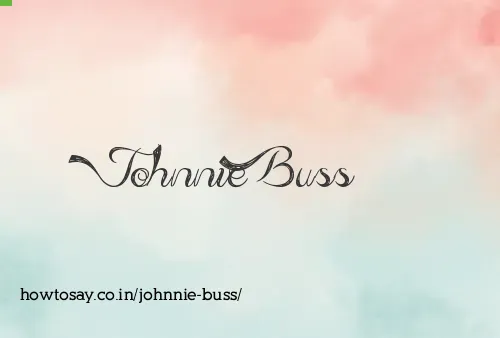 Johnnie Buss