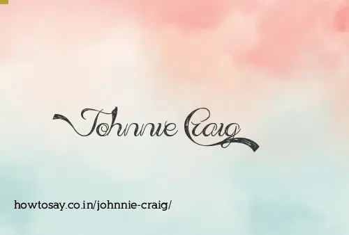 Johnnie Craig