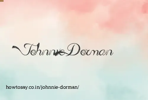 Johnnie Dorman