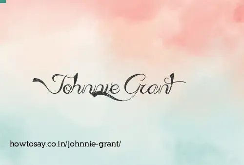 Johnnie Grant