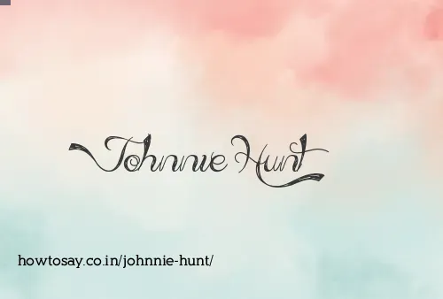 Johnnie Hunt