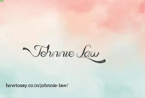 Johnnie Law