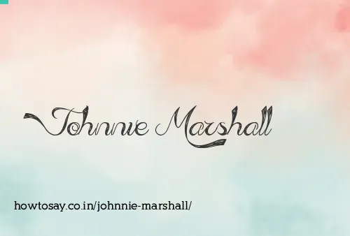 Johnnie Marshall