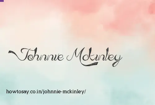 Johnnie Mckinley