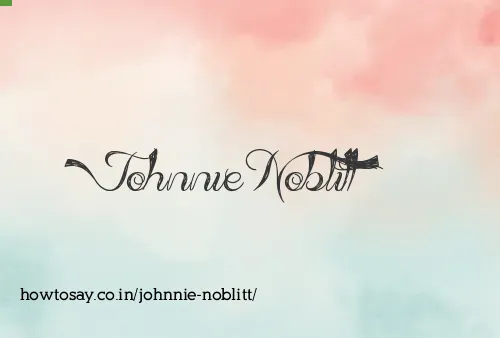 Johnnie Noblitt