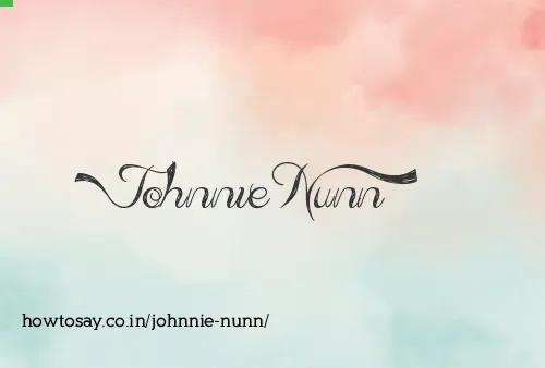 Johnnie Nunn