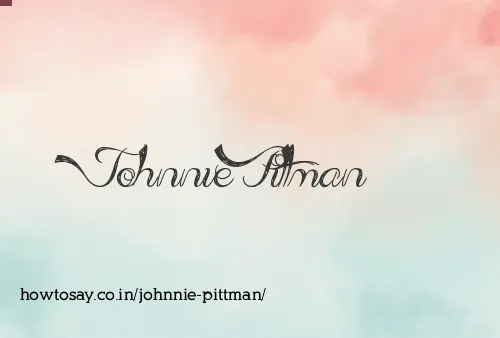 Johnnie Pittman