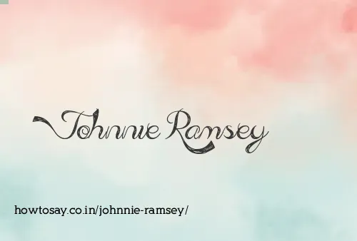 Johnnie Ramsey