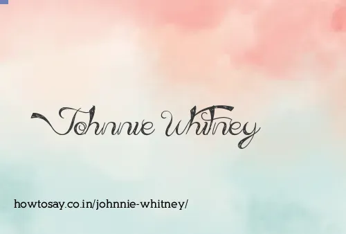 Johnnie Whitney