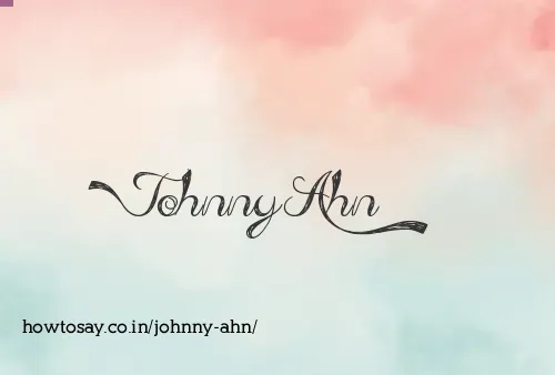 Johnny Ahn