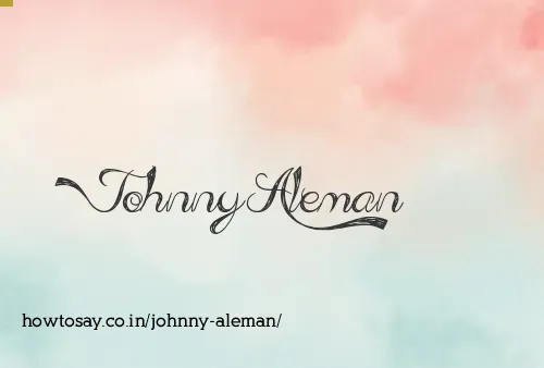 Johnny Aleman