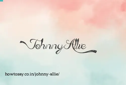 Johnny Allie