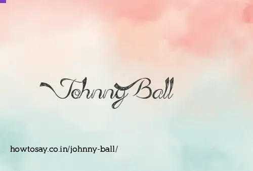 Johnny Ball