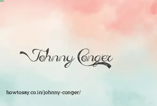 Johnny Conger